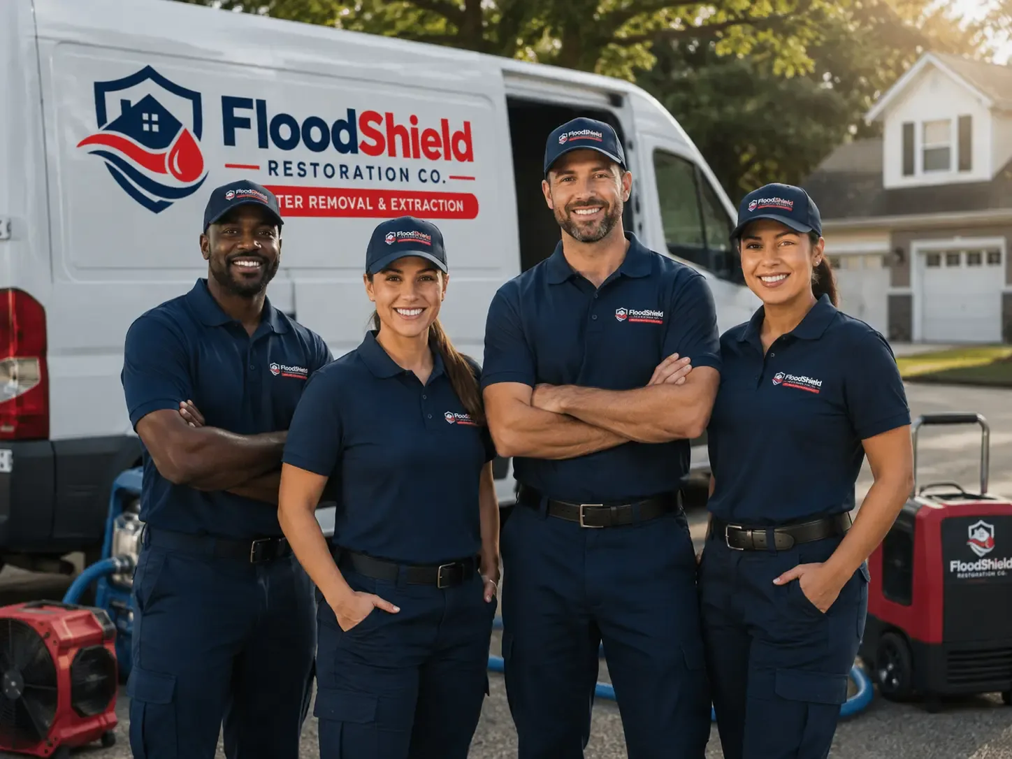 Flood Damage Restoration company in Sharon Center, OH